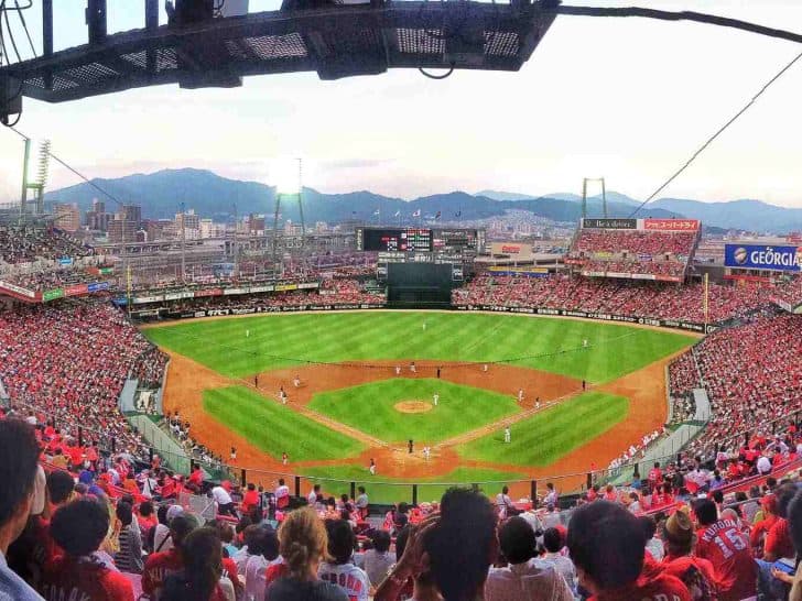 Japan baseball game