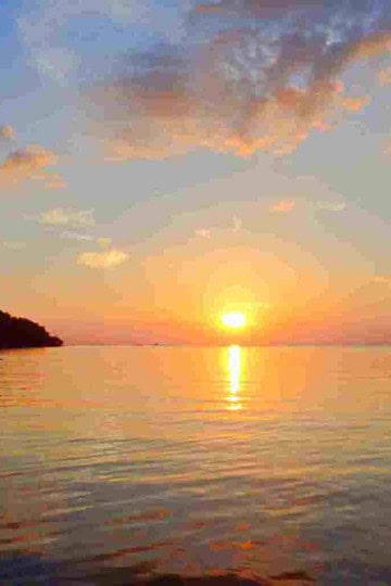 Sunset in Cambodia