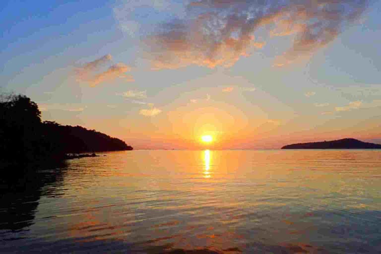 Sunset in Cambodia