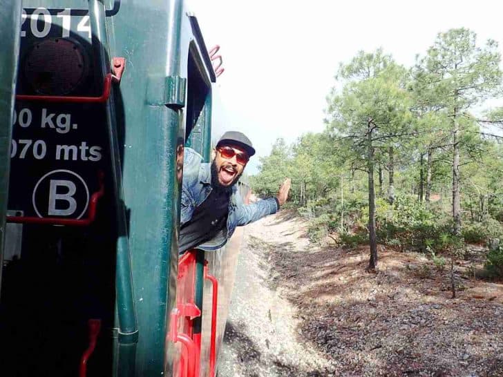 On The Cooper Canyon Train Mexico