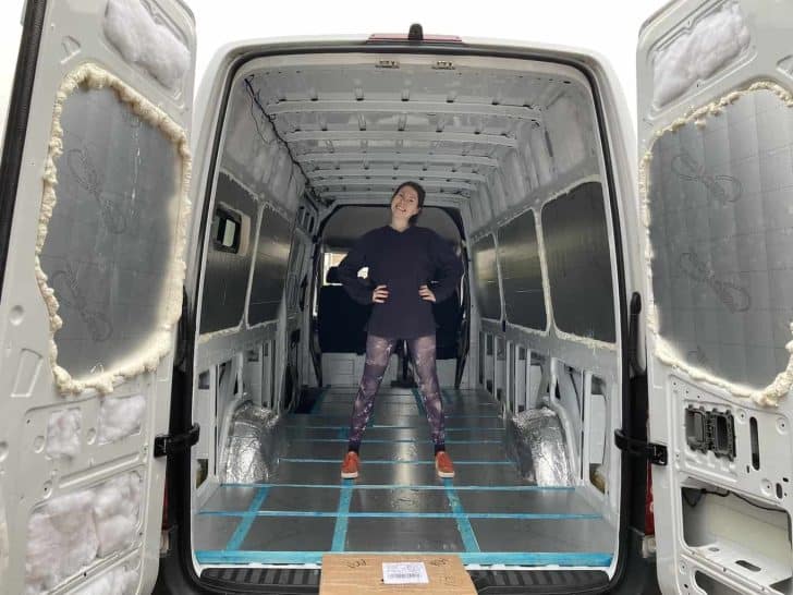 Insulating A Van Conversion Feature