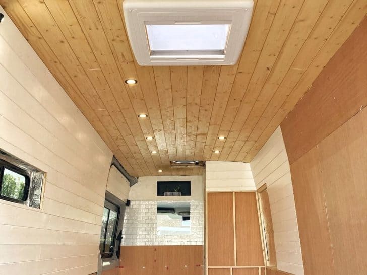 campervan cladding finish
