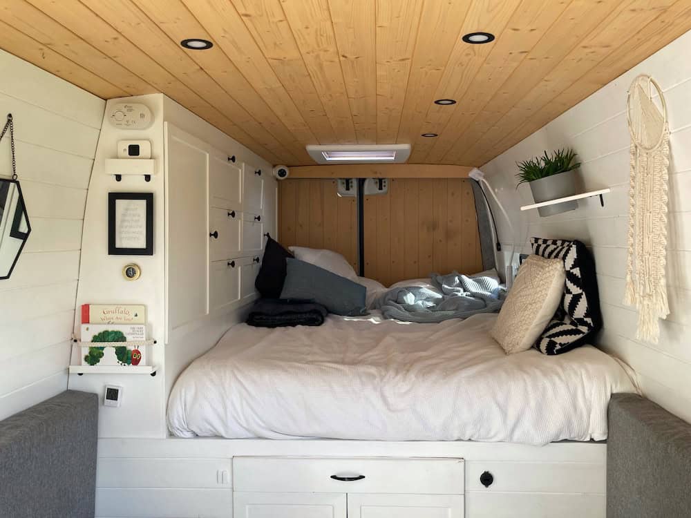 Vanlife bedroom