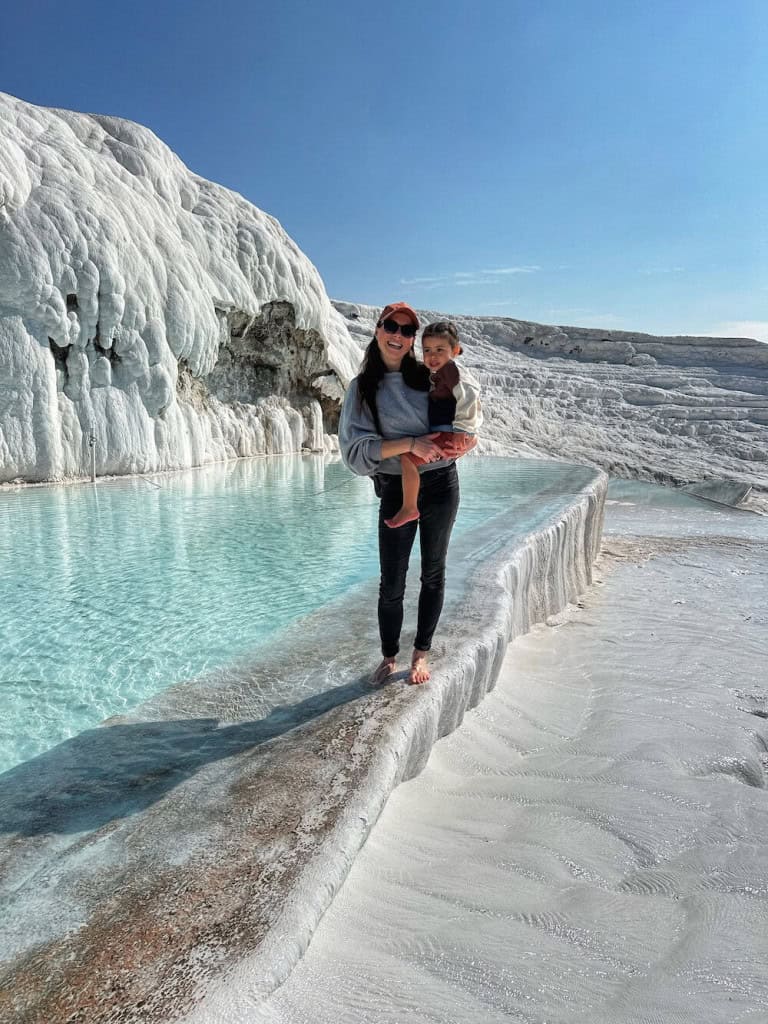 Pammukale hot springs Turkey