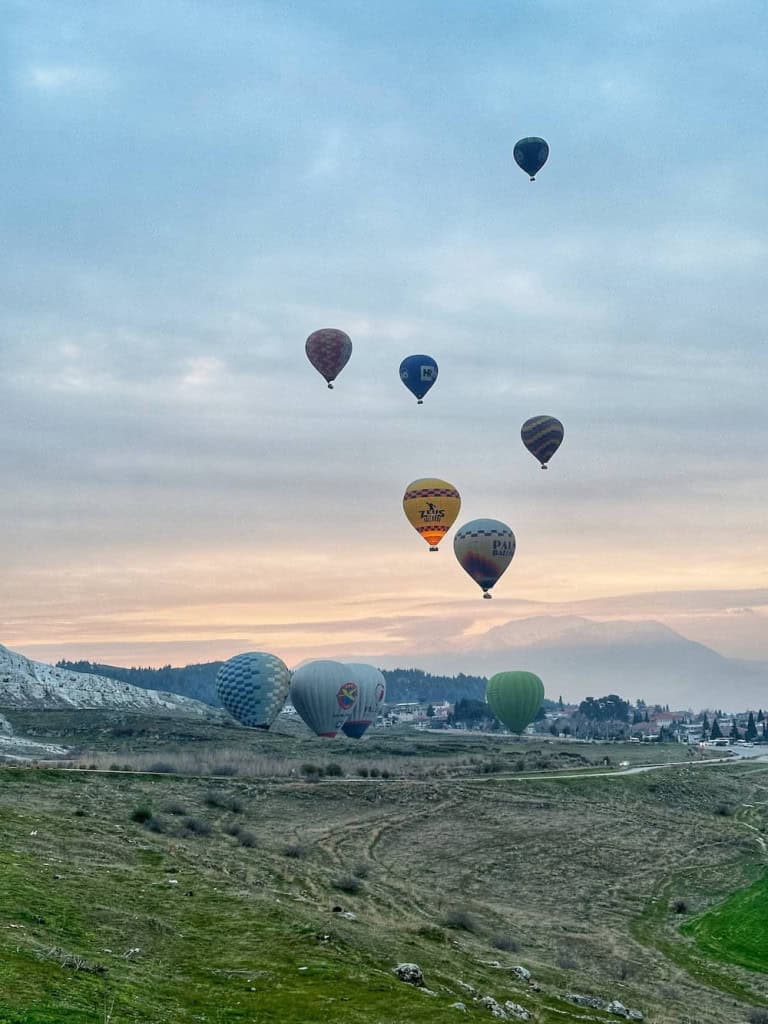 Pamukkale balloon ride