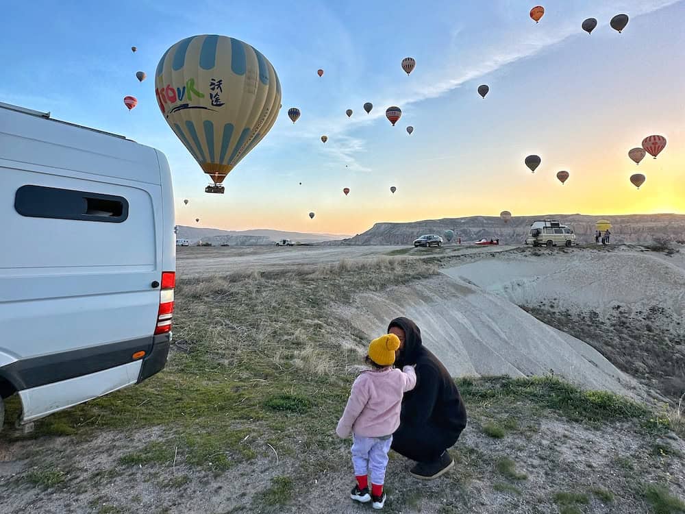 Vanlife in Capadoccia Turkey