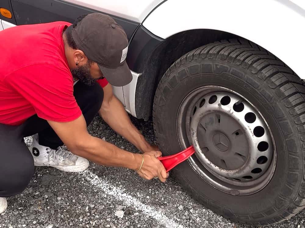 campervan wheel clamp