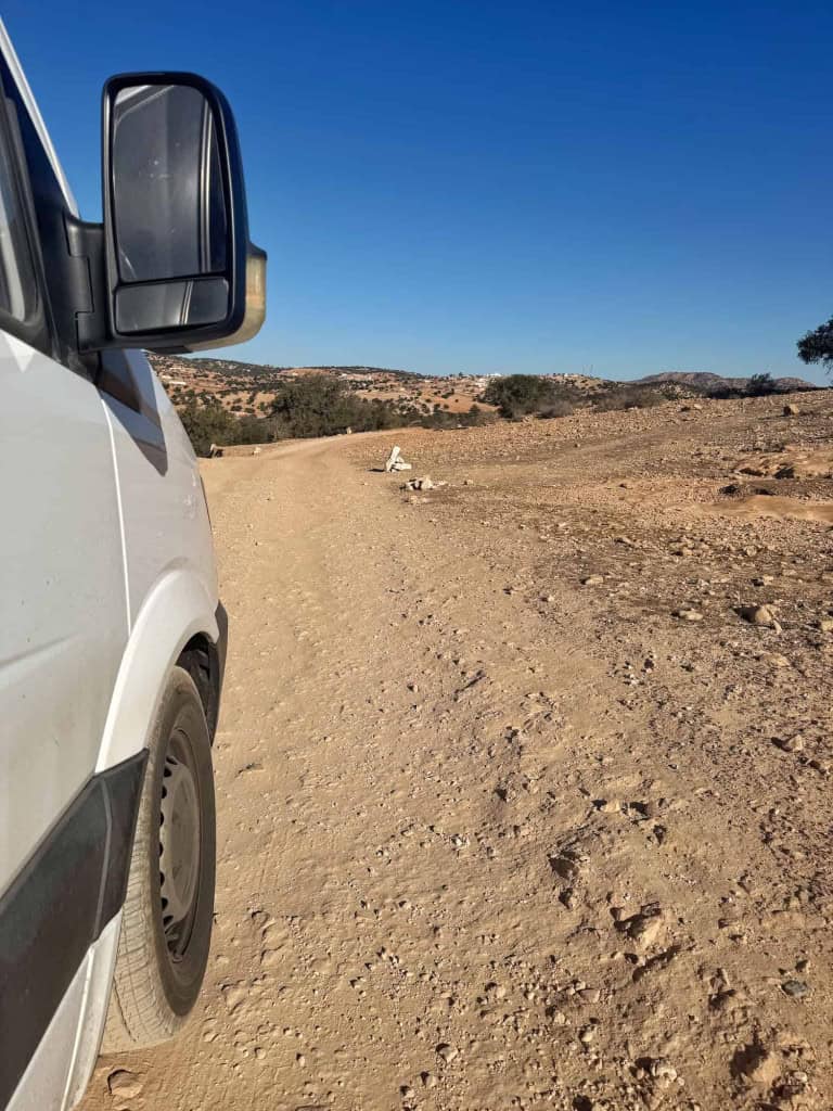 Vanlife Morocco Road
