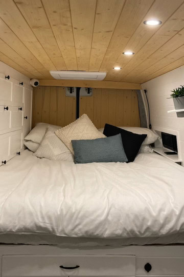 Campervan bedroom